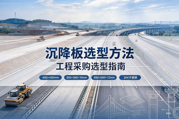 新巴尔虎左旗沉降板选择方法